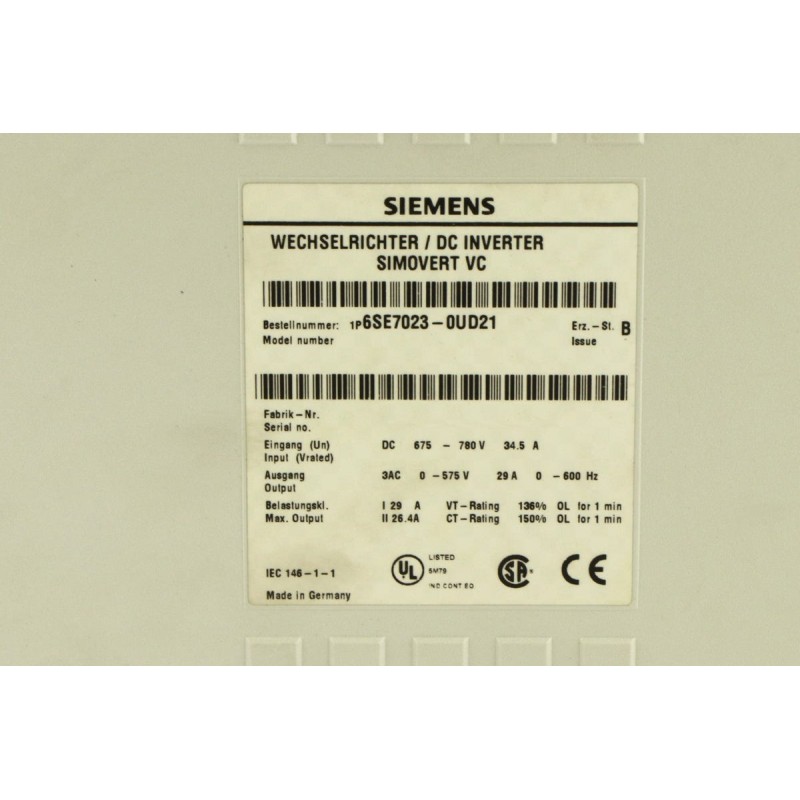 6SE7023-0UD21