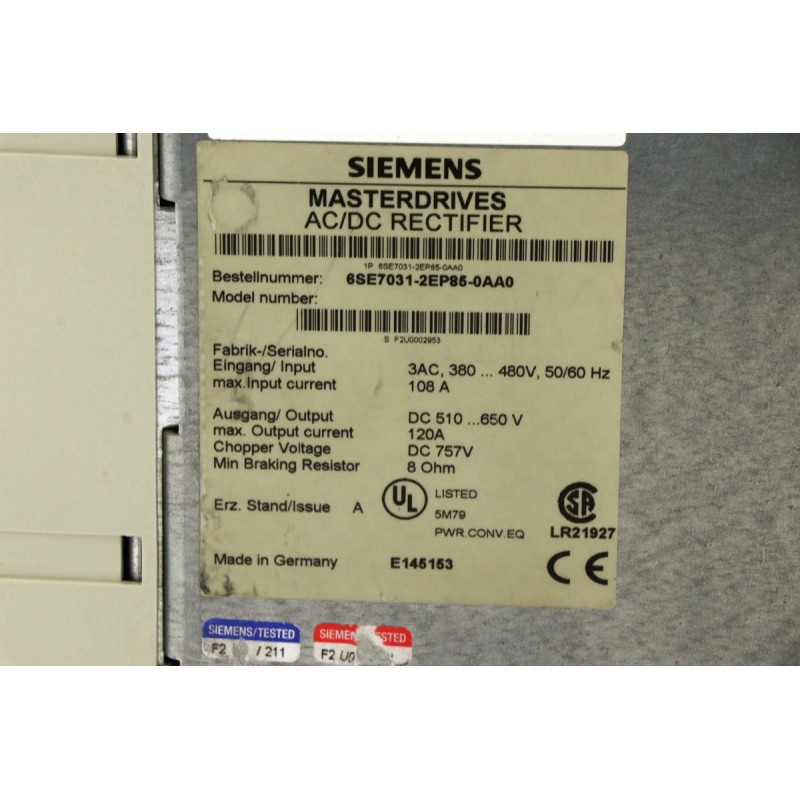 6SE7031-2EP85-0AA0